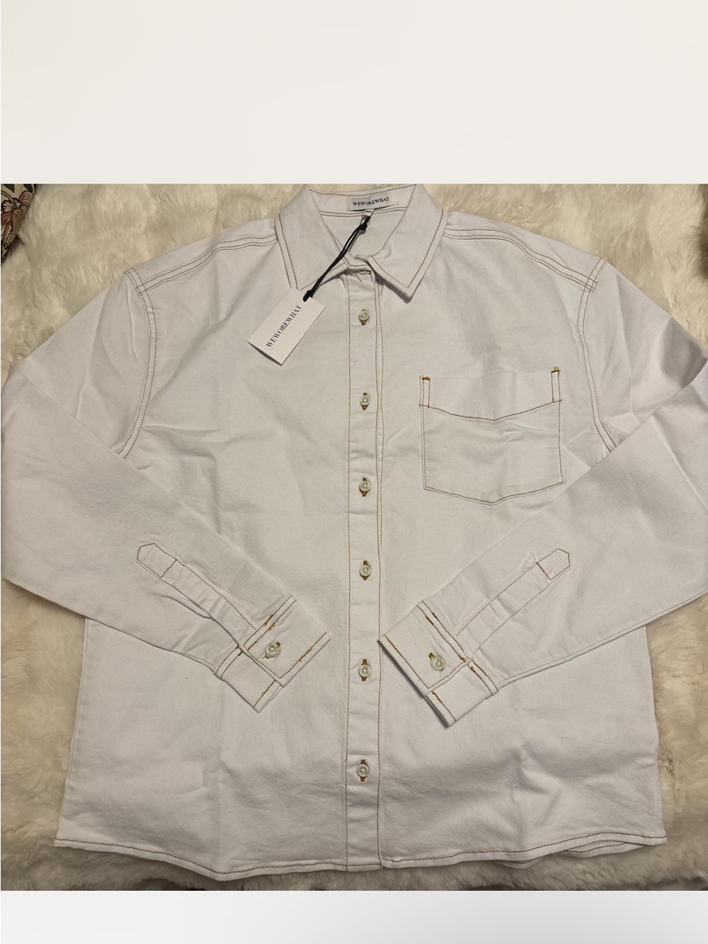 WeWoreWhat White Shirt Jacket